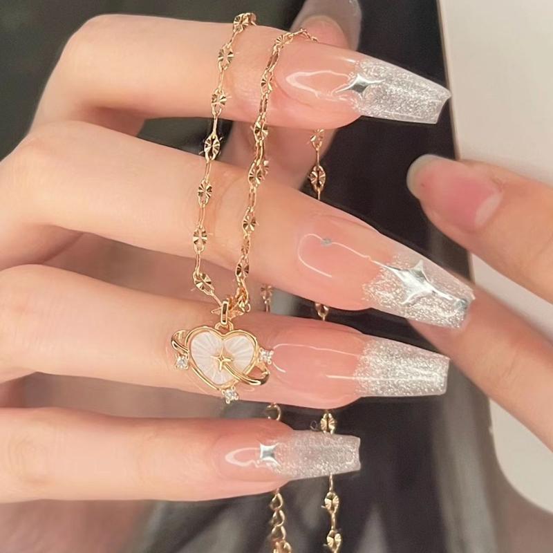 Product Introduction of S925 Sterling Silver Senz Track Light Luxury Minority High Sense Sweet Loving Heart Bracelet and Necklace Set Girlfriends for Girlfriend 9