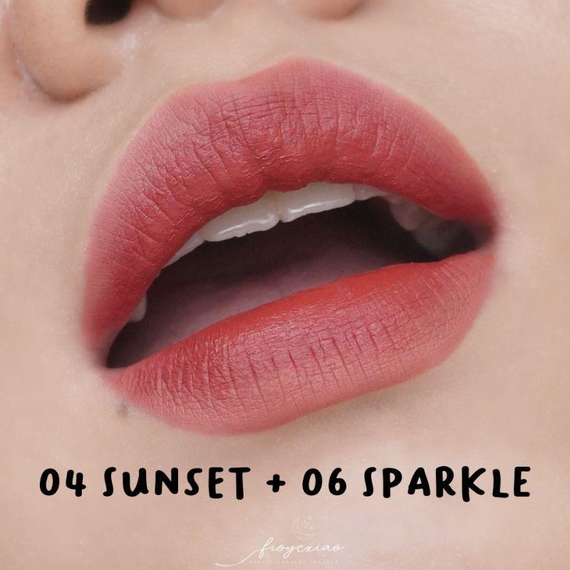 ( 2 PCS PAKET ) Ombre Lipstik OMG OH MY GLAM | Lipcream OMG Ombre Coffee Edition | Ombre Lips OMG Tahan Lama Bibir Lipstick Creamy Gloss 4