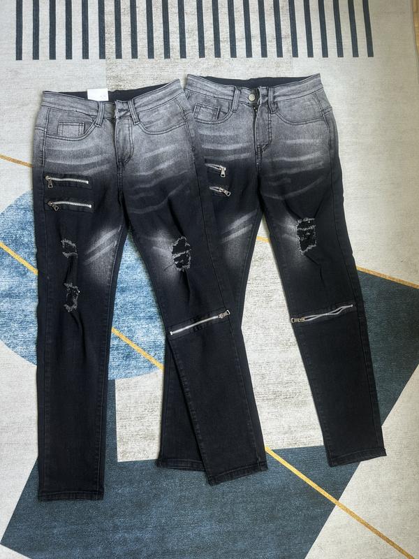 QUẦN JEANS ĐEN LOANG NAM DÀI CO GIÃN ,QUẦN BÒ NAM RÁCH KHÓA GỐI TẠO KIỂU 2 BÊN, RÁCH VÁ VẢI BẠ THỎ MẪU MỚI SIÊU HOT