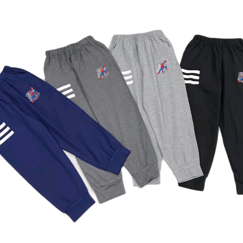 Shopbongbihn Quần dài bé trai thun cotton co giãn siêu nhân size nhí 10-22kg