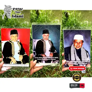 Foto Syekh Ahmad ShohibulWafa Tajul Arifin (Abah Anom) Ukuran 4R Modern
