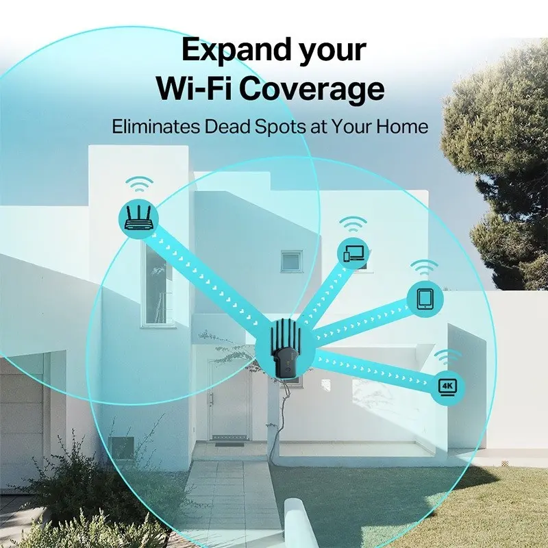 300Mbps/1200Mbps 5Ghz Wireless WiFi Repeater 2.4G 5GHz Wifi Signal Amplifier Extender Router Network 7