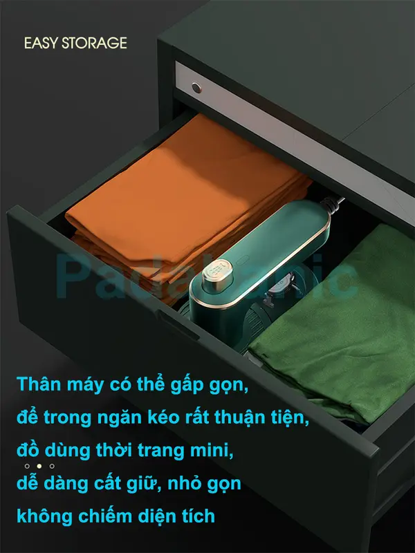Bàn Ủi Hơi Nước Mini Cầm Tay, Bàn là Hơi Nước Du Lịch Công Suất 33W Nhỏ Gọn Tiện Dụng, Dễ Dàng Gấp Gọn 6