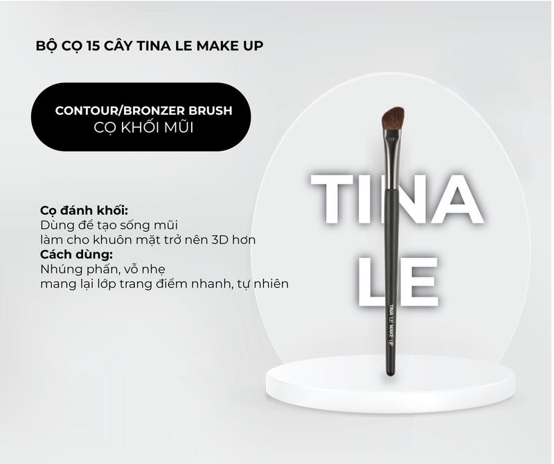 Cọ khối mũi lẻ Tina Lê Make Up cọ trang điểm chất lượng cao mềm mại Mỹ Phẩm Cosmetic