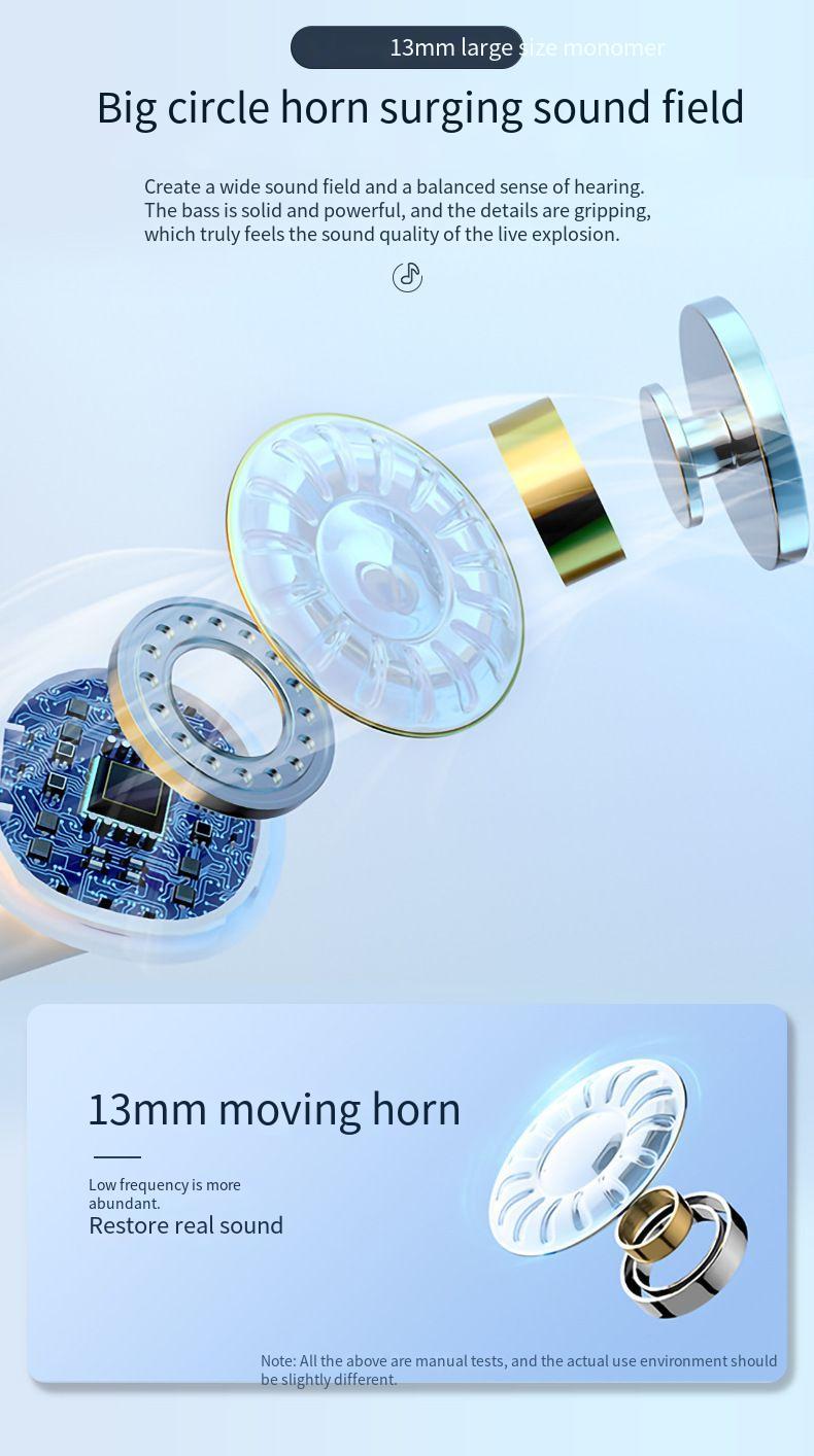 Product Introduction of Private Model M5 Mini Bluetooth Headset Wireless in-Ear Sports Business Driving Foreign Trade 5