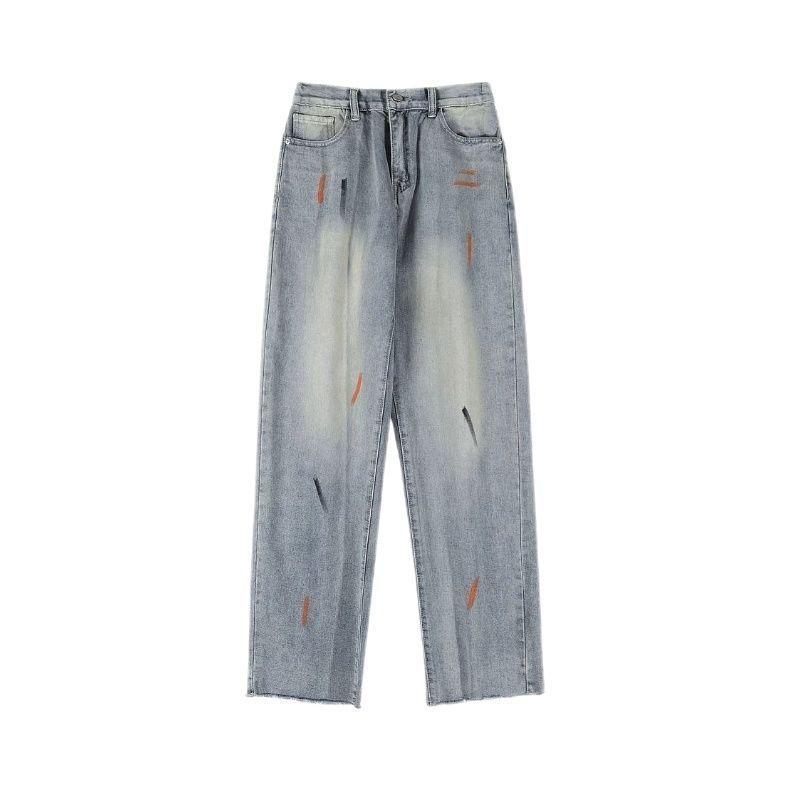 Product Introduction of Quần Dài Jean Ống Đứng, Phong Cách Cổ Điển Dành Cho Nam Giới, Quần Mỹ Đường Phố Cao Cấp, Ins Hợp Xu hướng, Dáng Rộng Vừa Vặn, Ống Rộng, Đi Chơi Và Dễ Phối Đồ, Quần Dài 6