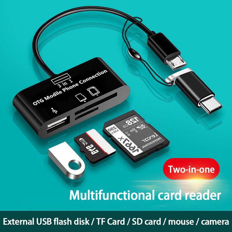 [cod&hot Sale] Multi-function Card Reader Tf/sd/u Disk/mobil - TikTok ...