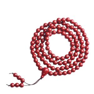 Gelang Tangan Gaya Etnik, Gelang Manik Buddha, Manik Cinnabar, Gelang Zodiak, Manik Doa Vintaj, Saiz Besar Tambahan, Gelang Berbilang Bulatan, dengan Pasir Emas Ungu, 108 Manik Jewelry Bracelets Bangles