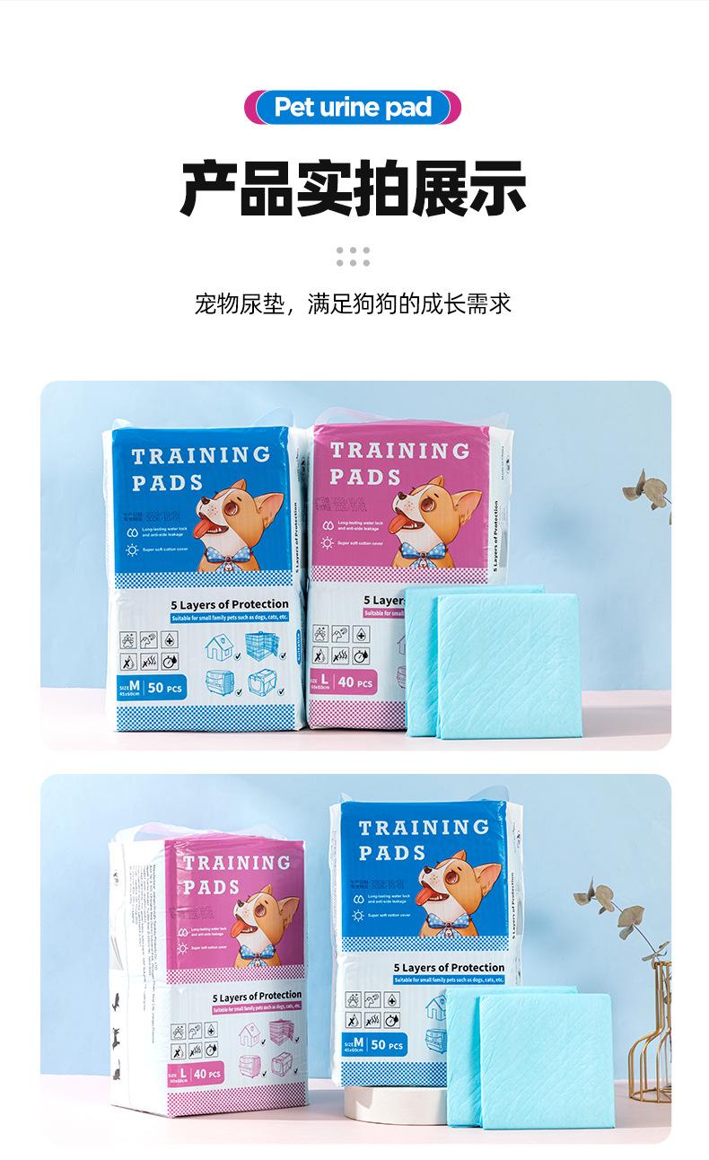 Product Introduction of Tấm Lót Nước Tiểu Cho Thú Cưng, Xiaohongshu, Tấm Lót Cho Chó, Tấm Lót Giấy Dày, Thích Hợp Cho Chó, Đồ Dùng Thú Cưng, Hút Mạnh, Tấm Lót Cho Chó 11