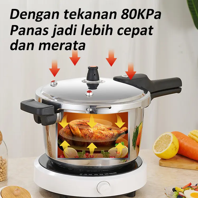 MOEGEN Presto Stainless Steel 4 Liter Pressure Cooker 3