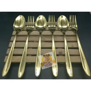 Sendok Makan Gold & Garpu Makan Gold HOTEL Stainless Steel 18-10 24134