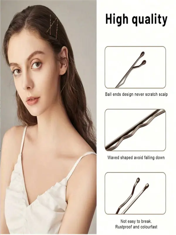 Women's Elegant Hair Clips, Non-slip Hair Clips for Women & Girls, Minimalist Headwear Suitable for Thick Hair 5