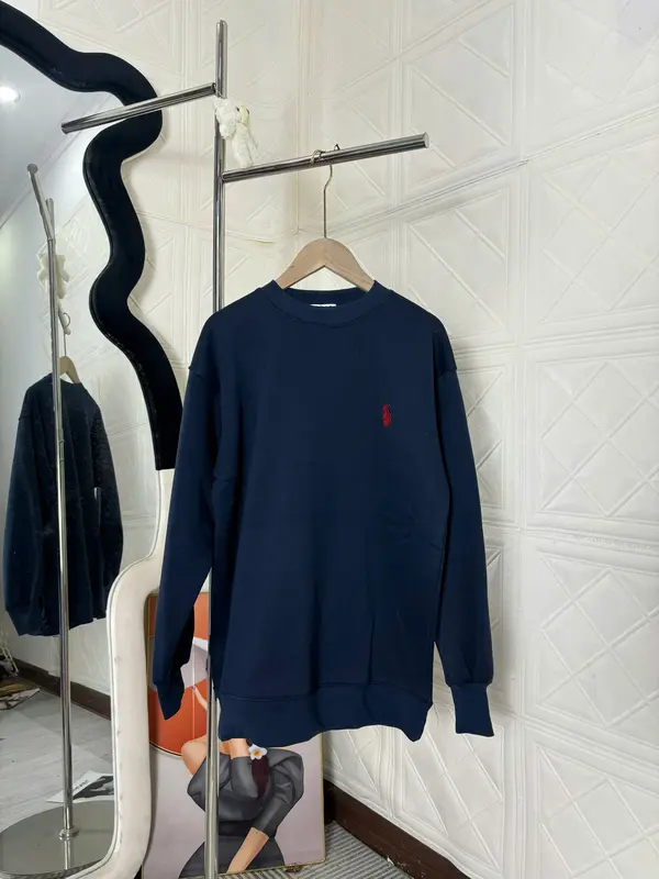 Áo nỉ Sweater, Họa tiết thêu hình ngựa, Chất vải nỉ lót lông dày dặn không xù lông, Form rộng, Thời Trang Nam Nữ 4