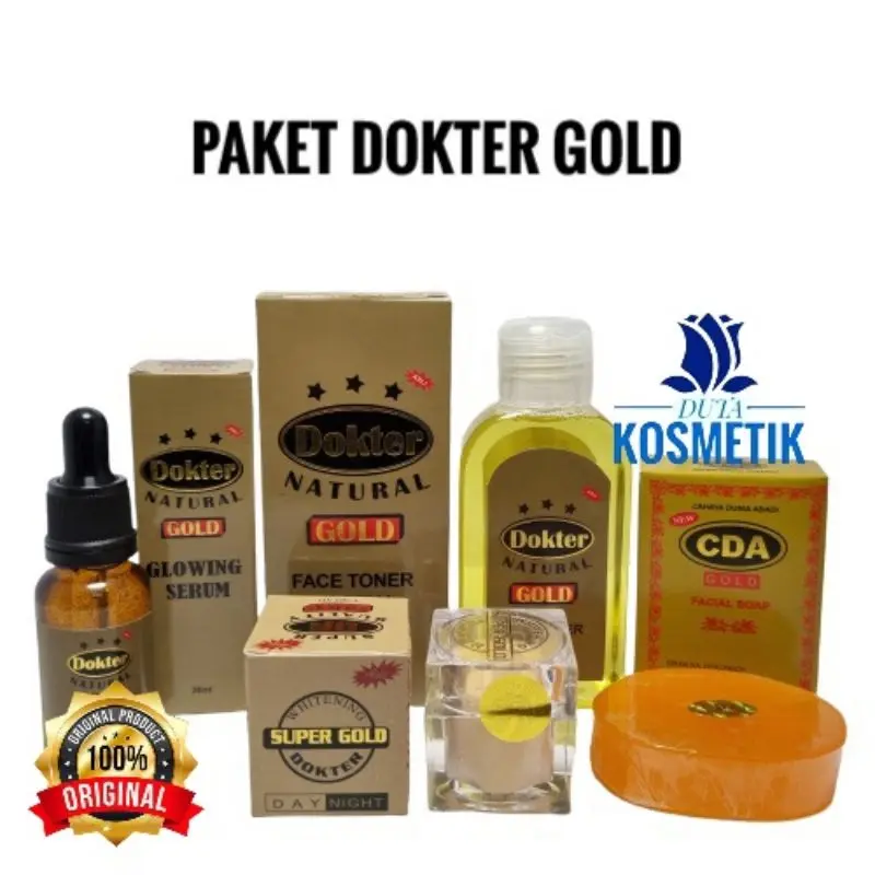 PAKET CREAM DR GOLD ORIGINAL BPOM