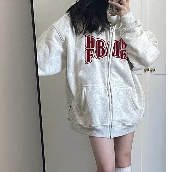 Áo Hoodie Zip FHB Form Rộng Mũ Trùm 2 Lớp Vải Nỉ Bông Cao Cấp - Áo Khóa Nỉ Nam Nữ Mặc Đều Đẹp áo  hoodie có thể giặt máy áo hoodie vàng Top Voi 4