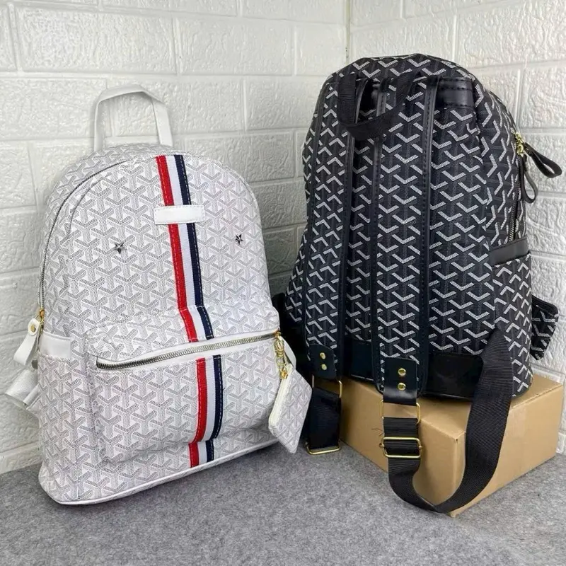 ￼Balo đi học Nam nữ đi học hoạ tiết kẻ size 40 đi học ( Ảnh thật)
