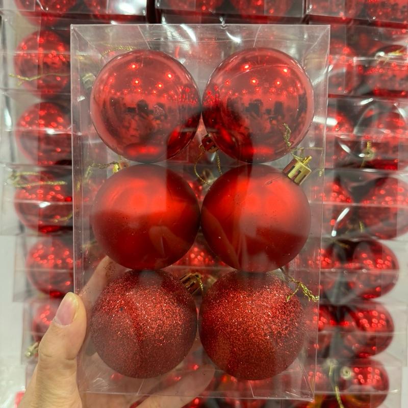 Hộp Châu (Đường Kính 6cm) Trang Trí Noel Giáng Sinh 3