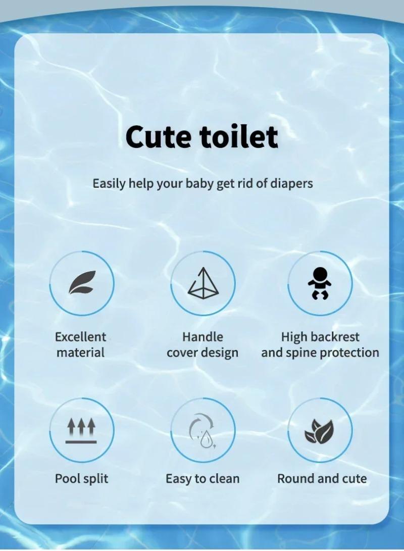 Product Introduction of Baby Portable Potty Cute Plus Size Baby Toilet Training Chair With Detachable Storage Cover Easy To Clean Children's Toilet 8