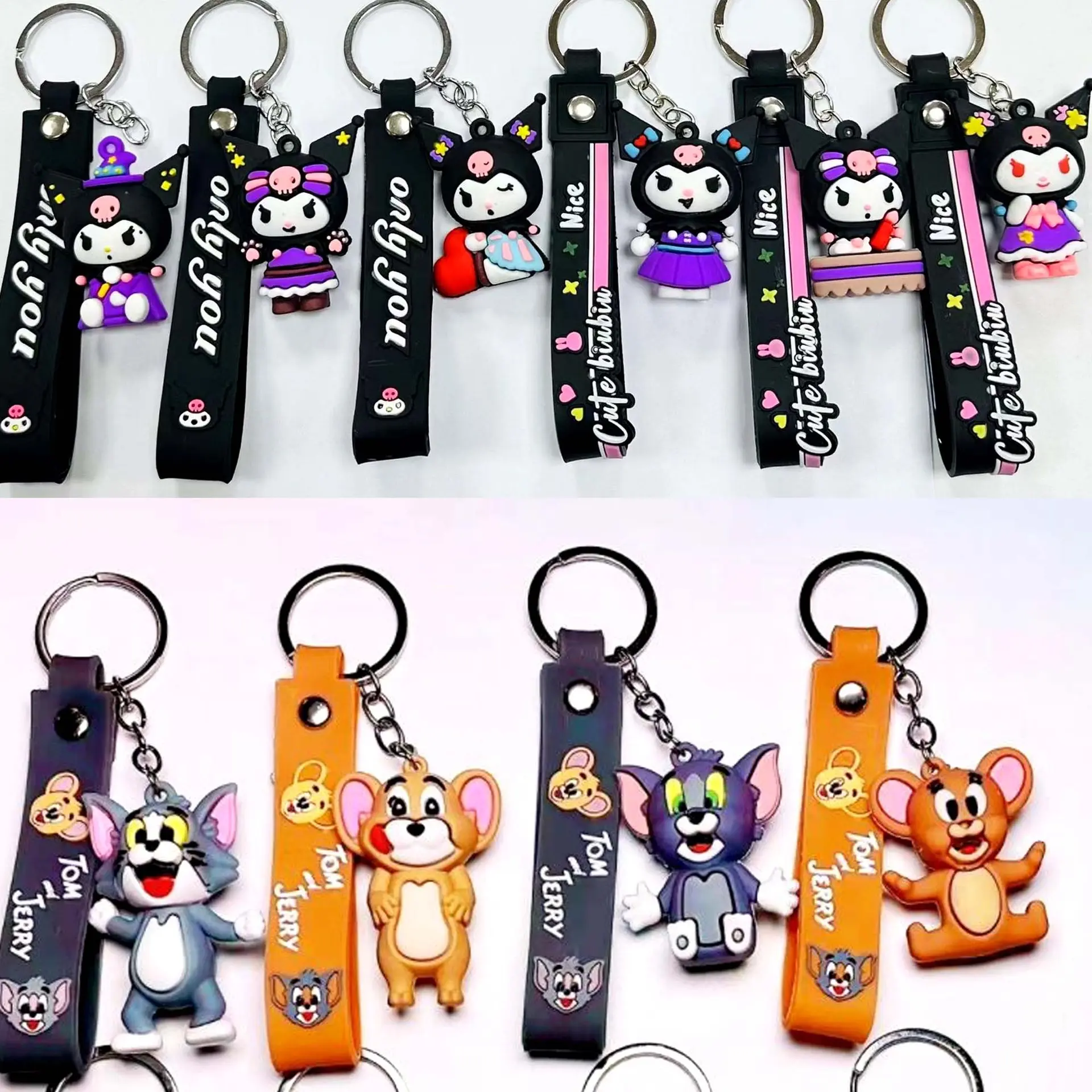 Rantai Kunci Sanrio Clow M, Internet Panas Baru, Mainan Stereo Anime Comel, Loket Pakej Beg, Kotak Buta Hadiah Kecil