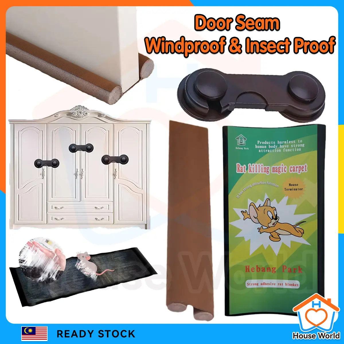 door keeper to prevent cockroaches - TikTok Shop Malaysia