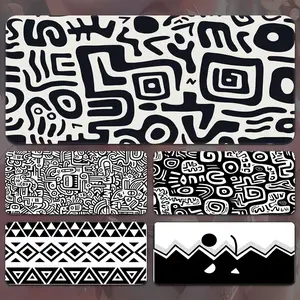 Gaming XL Mousepad Aesthetic Besar Panjang Karet Locked Edge Minimalis Durable Laptop Desk Accessory Premium Trendy Practical Functional Home Office Modern Design Essential