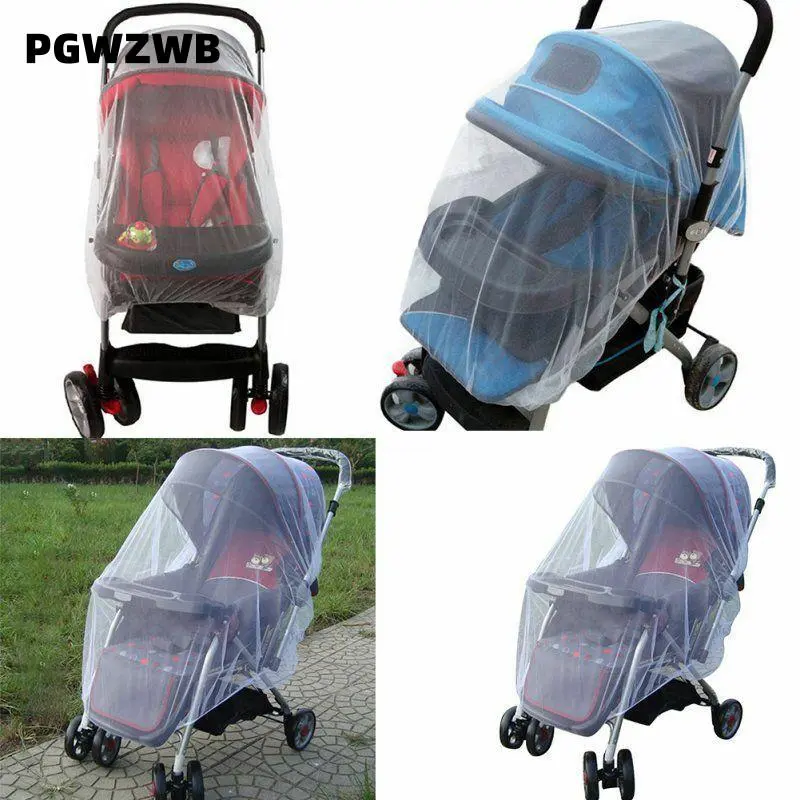 Baby Stroller Mosquito Net Perspective Pushchair Pram Crib Netting car  seat car  seat