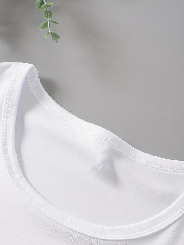 Women's Heart Print Round Neck Graphic Tee, Vintage Trendy Casual Short Sleeve T-shirt For Daily Wear, Ladies Summer Outfit Valentine's Day, gift 2
