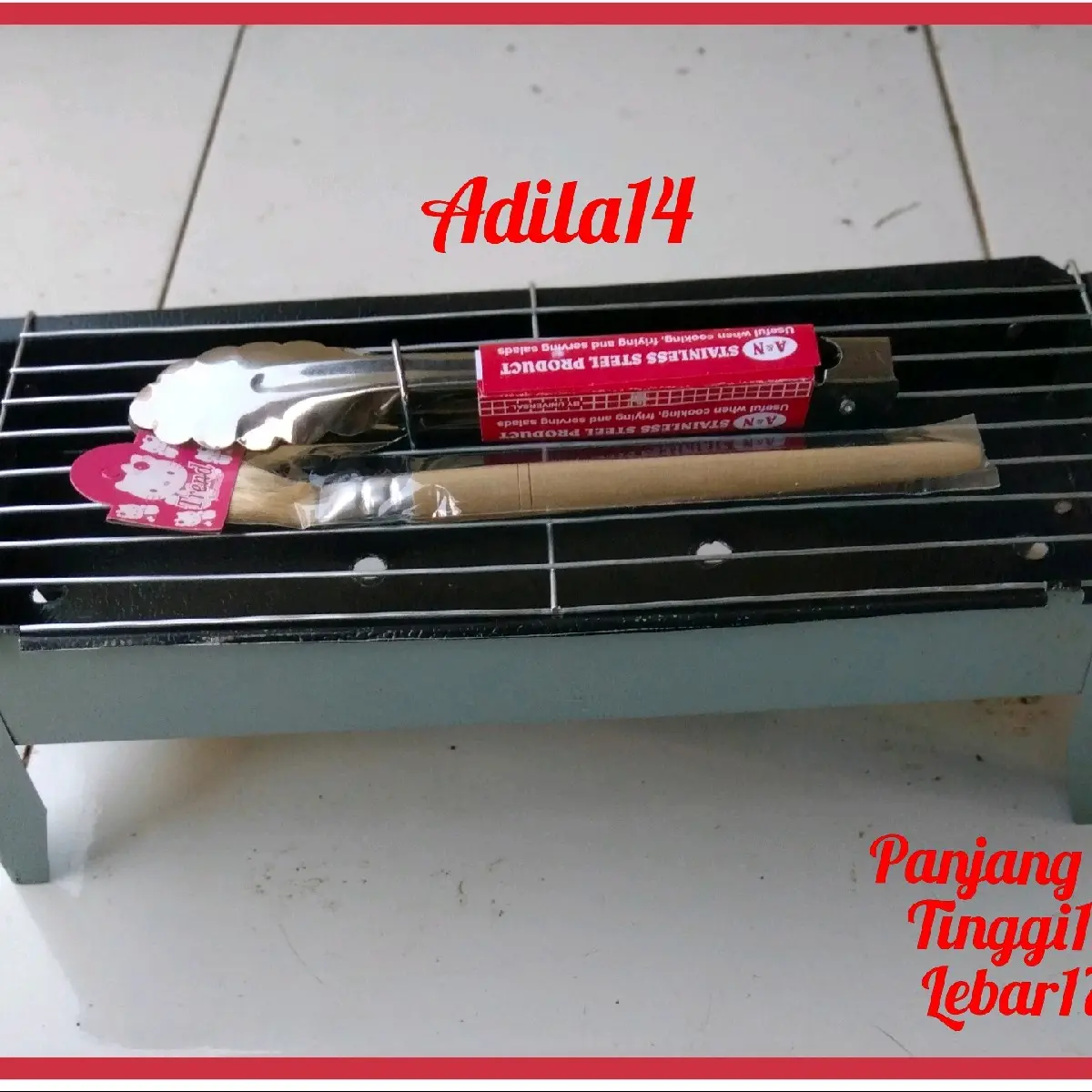 panggangan sate free capit koas