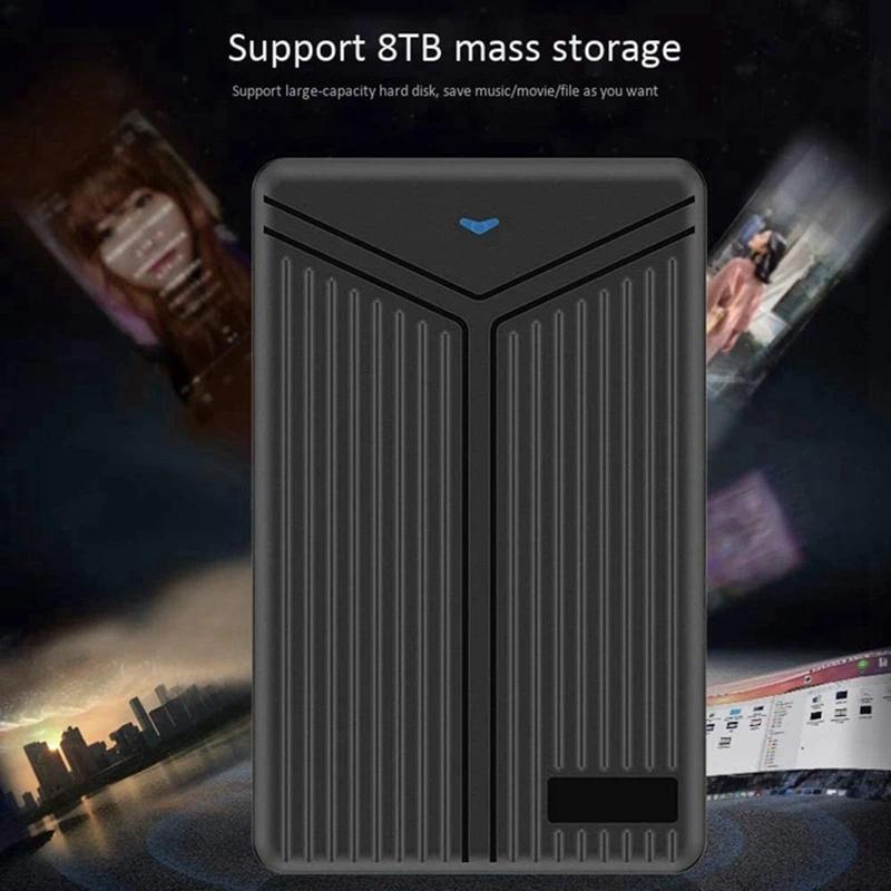 Product Introduction of USB 3.1 Mobile Hard Disk Box 2.5 Inch SATA Hard Disk Box SSD Enclosure Support 15mm Hard Drive for Computer Notebook 8