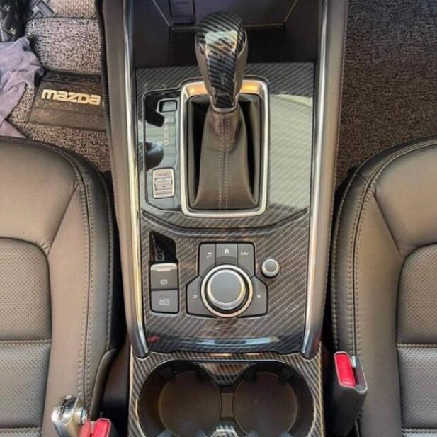 ỐP TRANG TRÍ  NỘI THẤT XE Ô TÔ  MAZDA CX5 2018 - 2022   VÂN CACBON + VÂN ĐÁ CAO CẤP 8