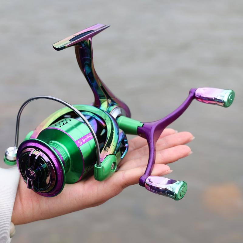 Sougayilang Reel Pancing Double Handle 1000-5000 Spinning Reel Metal Roda 4