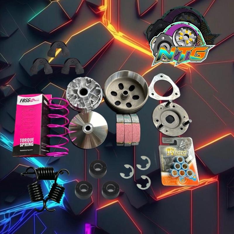 Combo nồi CNC V.3 Cracing cho các dòng xe tay ga Vario Ab Lead Shmode PCX SHVN.... phutung kẹp trượt