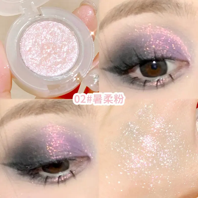 Nhũ Mắt Highlight Đơn Sắc Ánh Kim Cương Lấp Lánh Không Thấm Nước XiXi D559 3