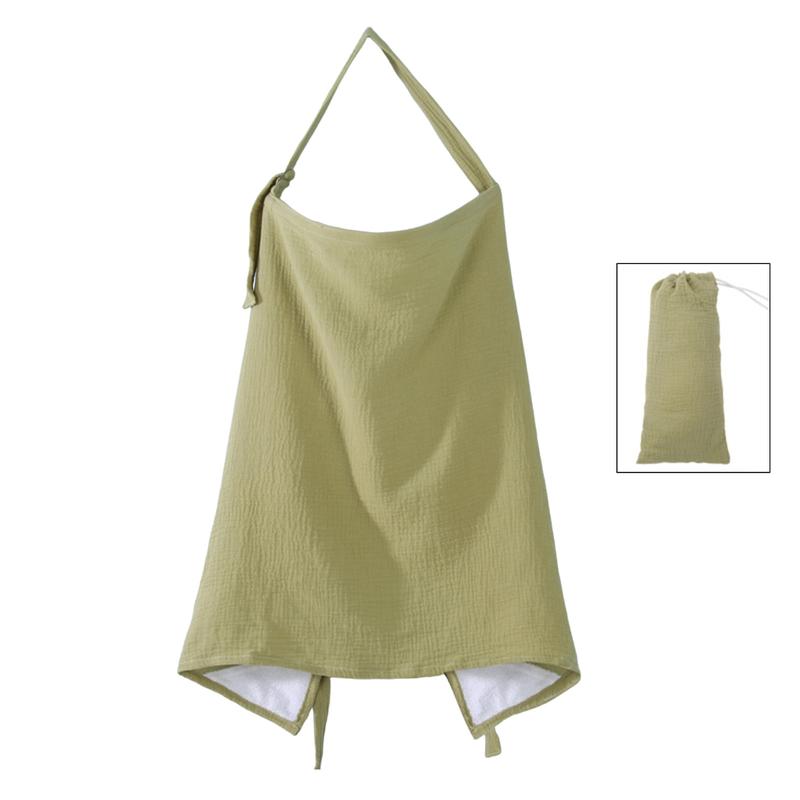 WANG Practical Stroller Blanket Cotton Nursing Cloth Lovely Breastfeeding Apron Gift 8