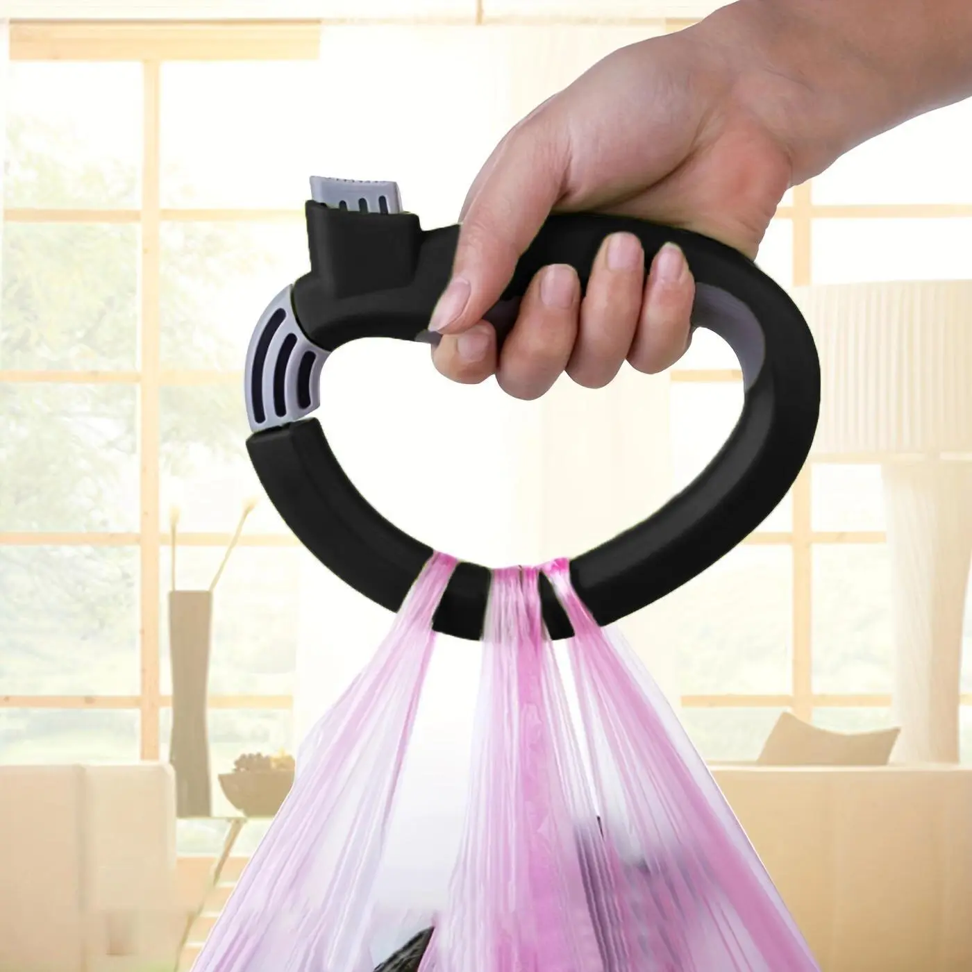 Grocery Bag Handle Carrier, 1 Count/2 Counts Portable Shopping Bag Handle, Food Bag Carrier, Kitchen Storage and Organization Supplies