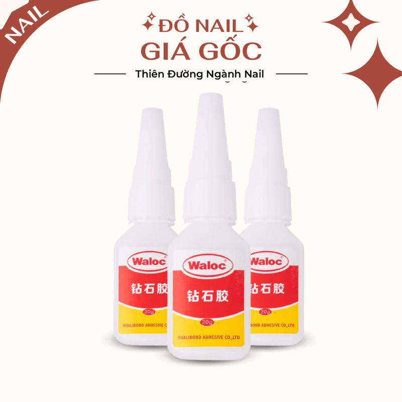 Keo dán móng Waloc chính hãng - Keo bê tông đa năng chuyên dụng làm móng nail
