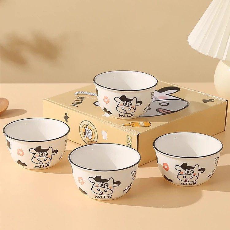 chén bát Lẻ bằng men sứ ăn cơm gia đình họa tiết trái cây ,hoạt hình siêu đáng yêu - Gốm sứ SH