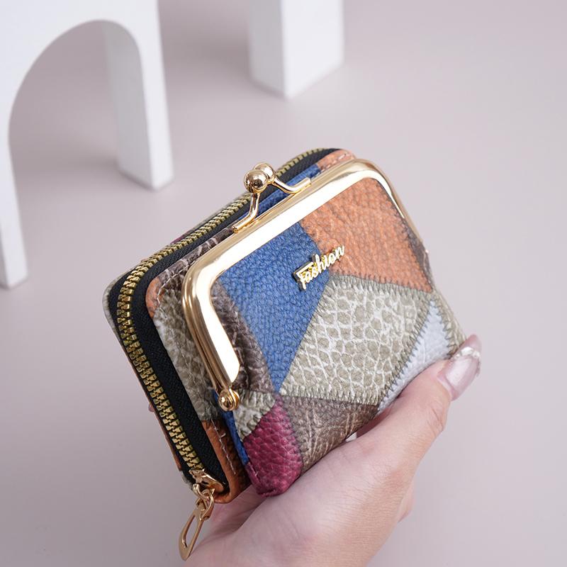 Ví Ngắn Và Ngăn Đựng Thẻ Cao Cấp Tinh Tế Thời Trang Thiết Kế Nối Dây Dung Lượng Lớn Đa Thẻ Đa Chức Năng Túi Kẹp Tiền Xu Giấy Chứng Nhận Dành Cho Nữ Phong Cách Mới 2025.