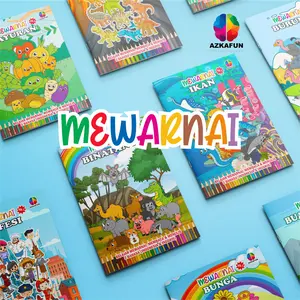 BUKU MEWARNAI VOL 1 Full colour - buku mewarnai full colour Books
