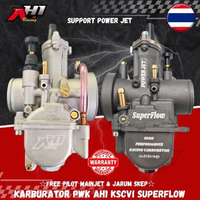 AH1 RACING KARBURATOR KARBU PWK 21 24 26 28 30 32 34 KOTAK AH1 RACING SUPERFLOW HIGH QUALITY