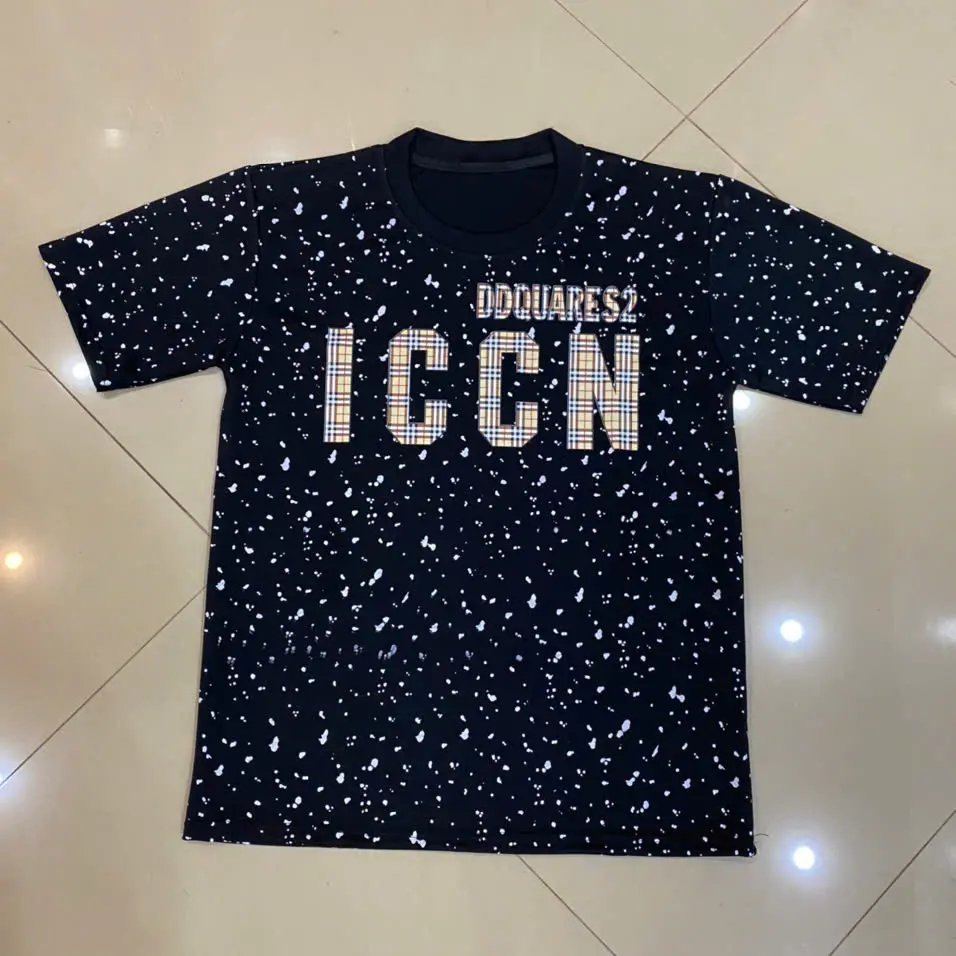Áo thun phẩy sơn ICCN VÀNG GOL đủ bốn size.