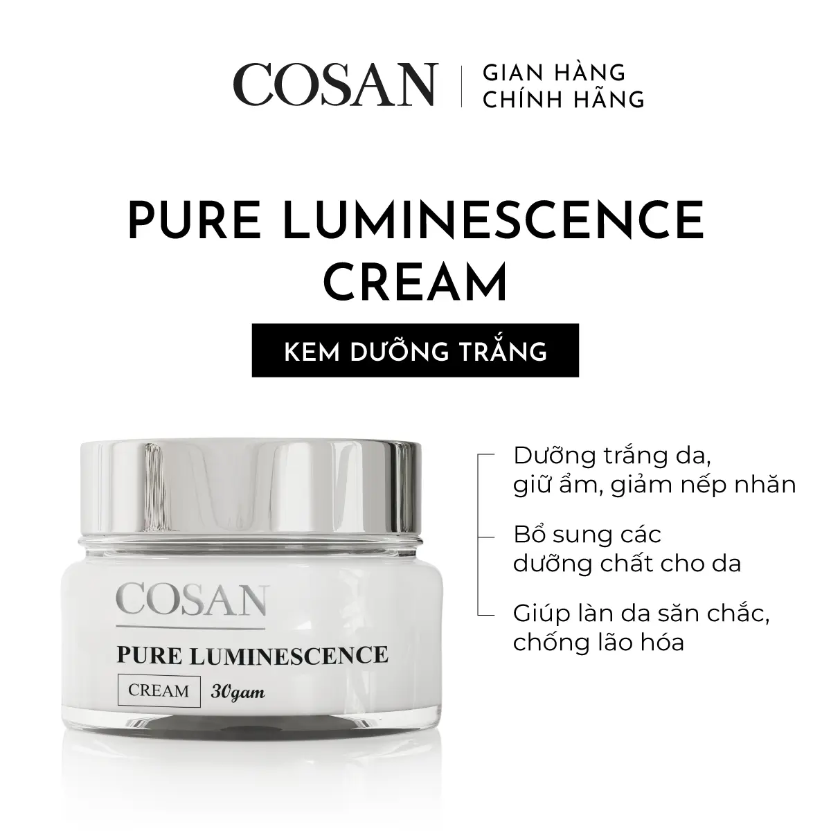 Kem dưỡng và giúp cải thiện tone da - Chăm Sóc Da Làm Đẹp Da Cosan Skincare Dưỡng Ẩm Da