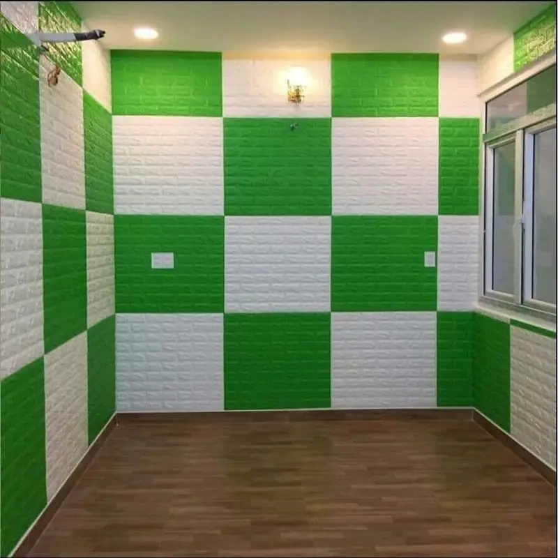 Mua 40 miếng xốp dán tường sẵn keo bóc dán đủ màu đẹp 3