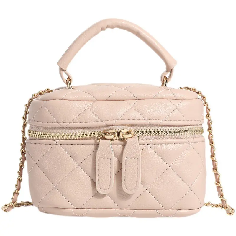Handheld Small Women's Summer 2025 New Trendy Quilted Chain Bag High-end Stylish Crossbody Bag Hot-selling Small Square Bag