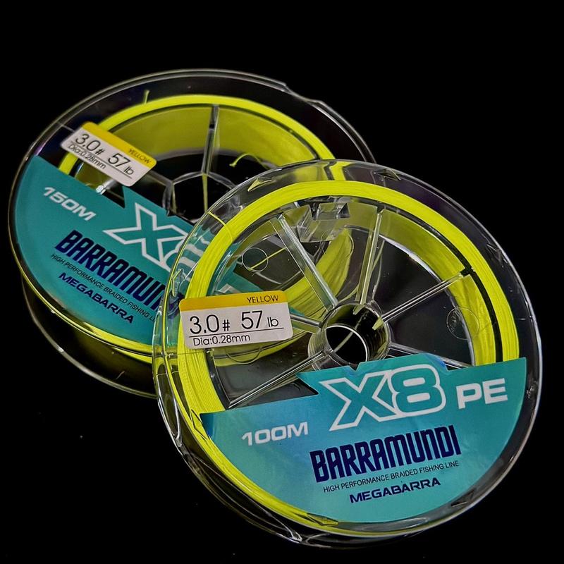 [ MEGABARRA ] DÂY CÂU CÁ PE 8X BARRAMUNDI đi câu bắt cá fishing lure