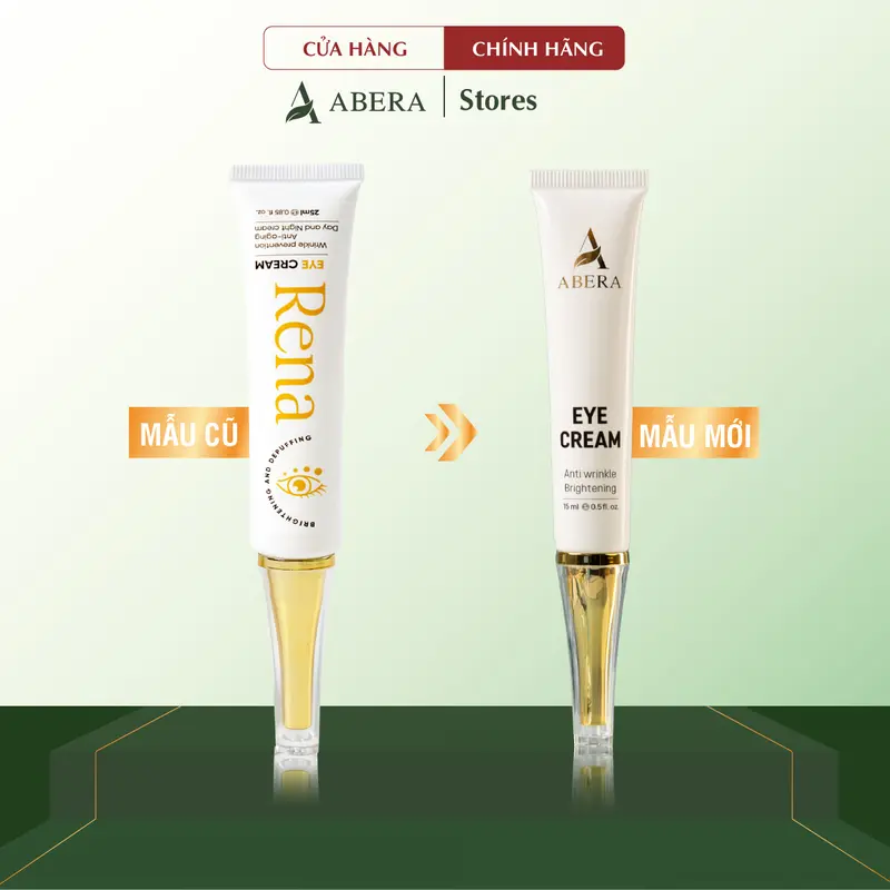 [02 TUÝP] Kem Mắt Abera 15ml - Tặng 01 máy massage mắt - Hỗ trợ giảm thâm mắt và nếp nhăn mắt 5