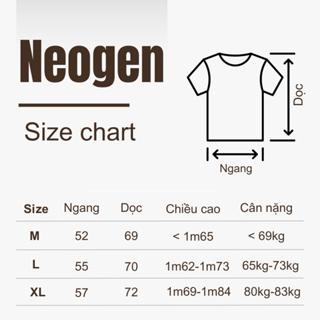 Product Introduction of Áo Thun Nam Nữ Cotton Lạnh NEOGEN NT12, áo phông tay lỡ, form rộng, cổ tròn phong cách thể thao 0