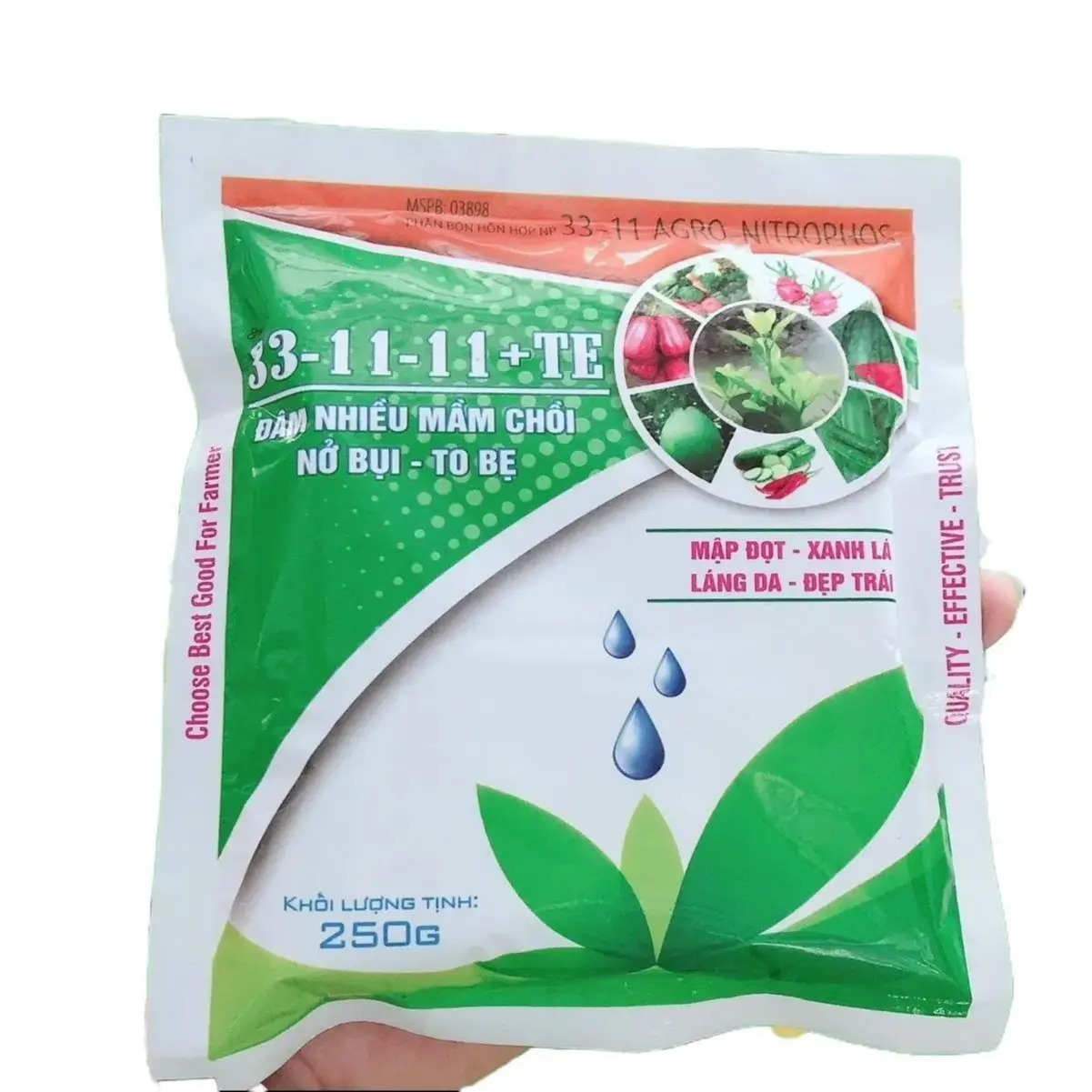 Phân bón đâm chồi vọt đọt cho cây 33 11 11 TE