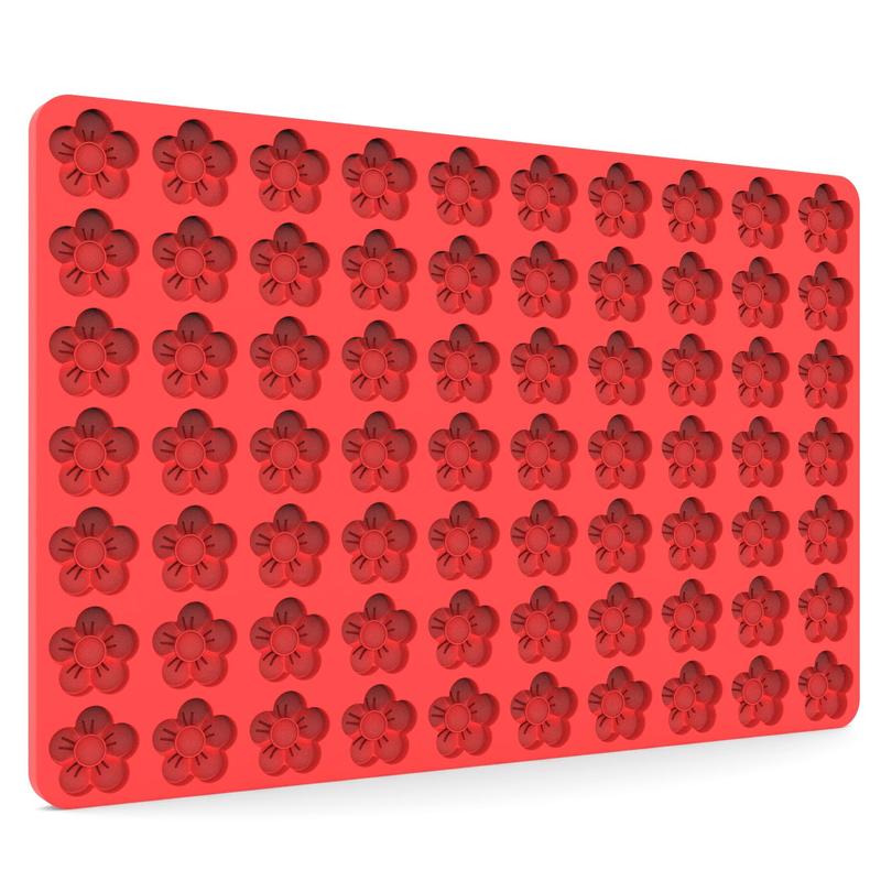 70-flower Shaped Silicone Mold, 1 Count Chocolate Mold, DIY Baking Mold for Candy, Chocolate, Soft Candy, Kitchen Baking Tool 1