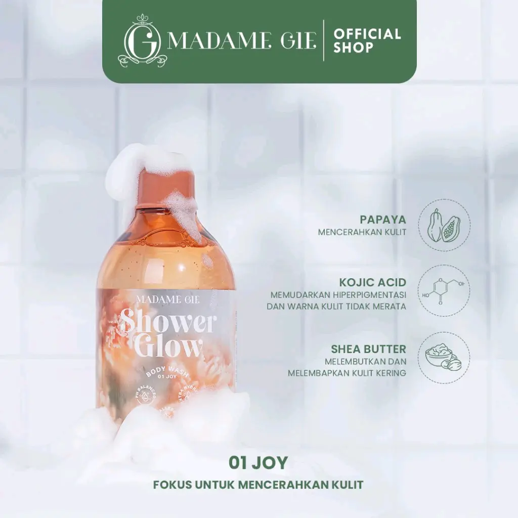 Madame Gie Shower Glow - Body Wash